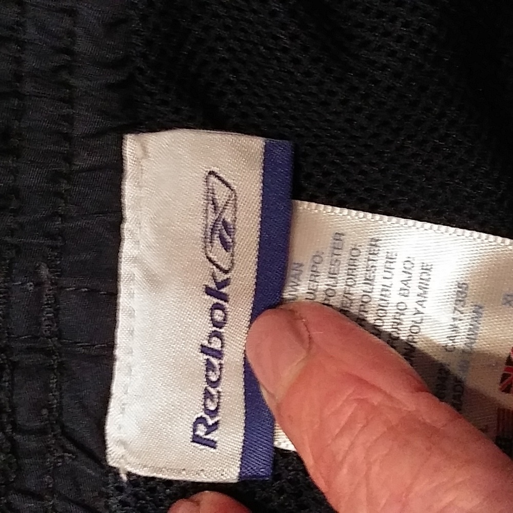 2 pairs of Reebok exercise pants size Large Navy and Black - Picture 7 of 7